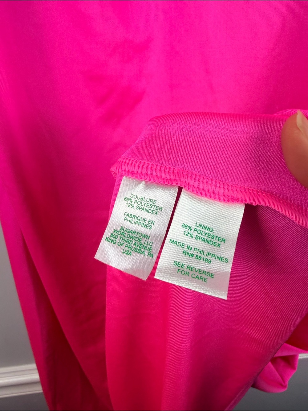 LILLY PULITZER AMRITA MIDI SLIP PINK ISLE SWIRLY FERN Size 16 - Picture 3 of 5